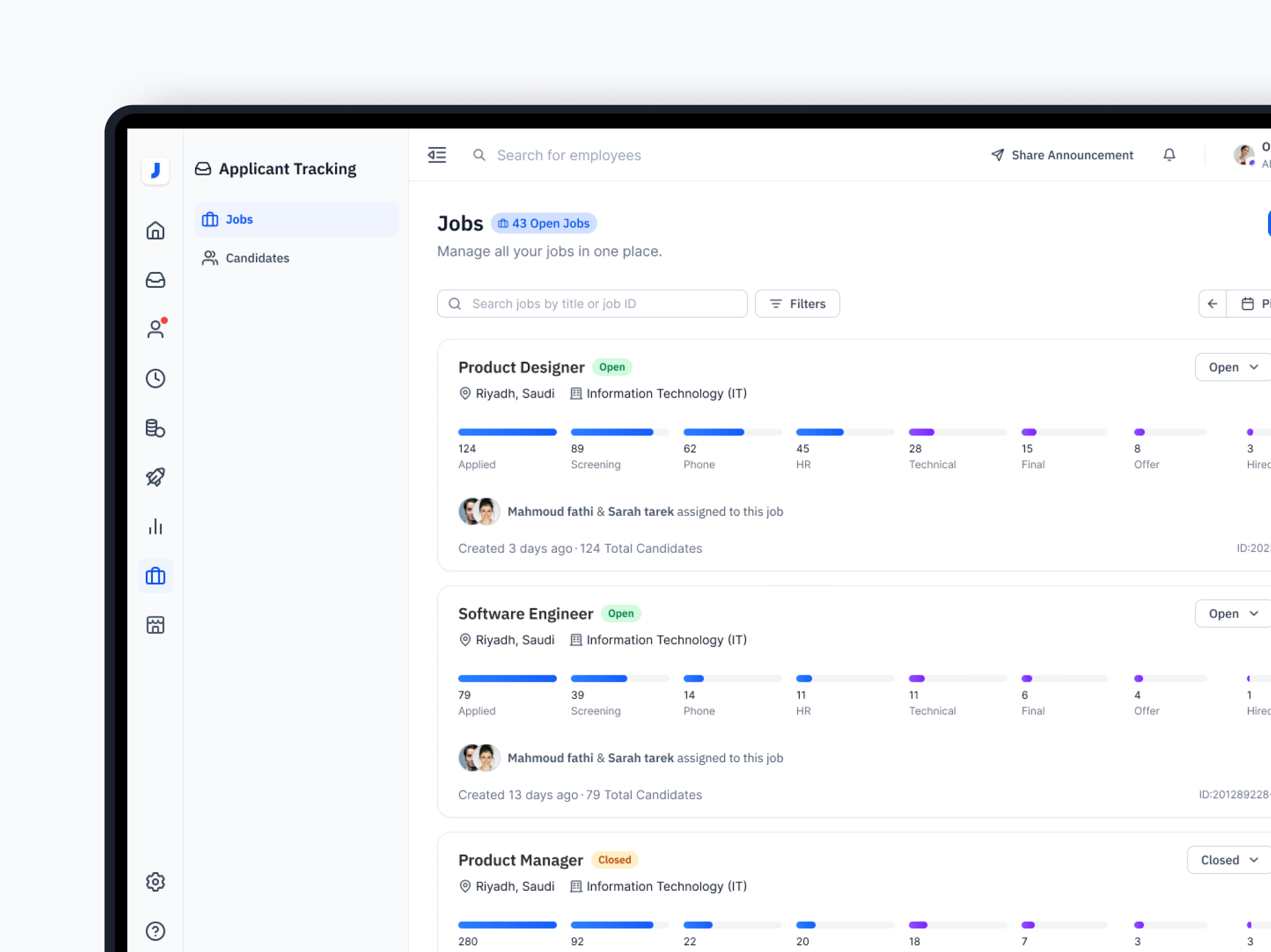 Designing a centralized ATS